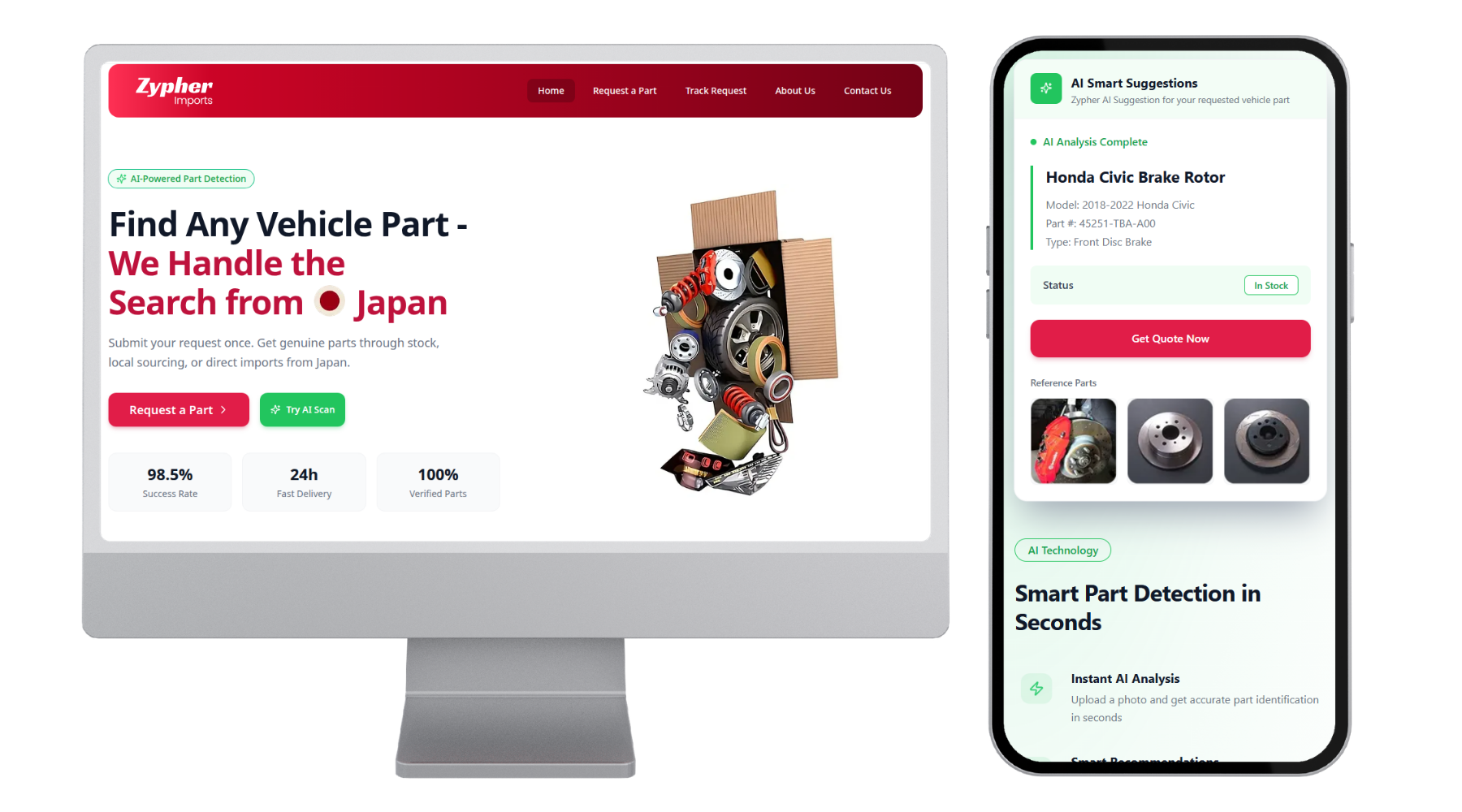 Zypher Imports (Pvt) Ltd. project preview